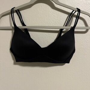 aerie Sunnie Black Double-Strap Wireless Bralette